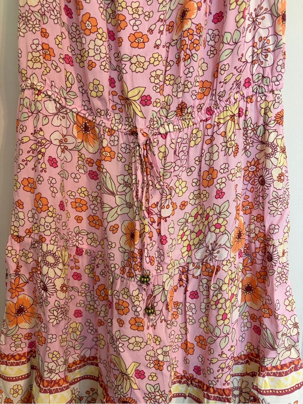 BeBop Pink Floral Ruffle Sundress - Picture 5 of 5